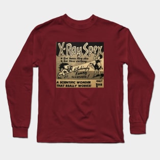 Vintage Ad - X-Ray Glasses Long Sleeve T-Shirt